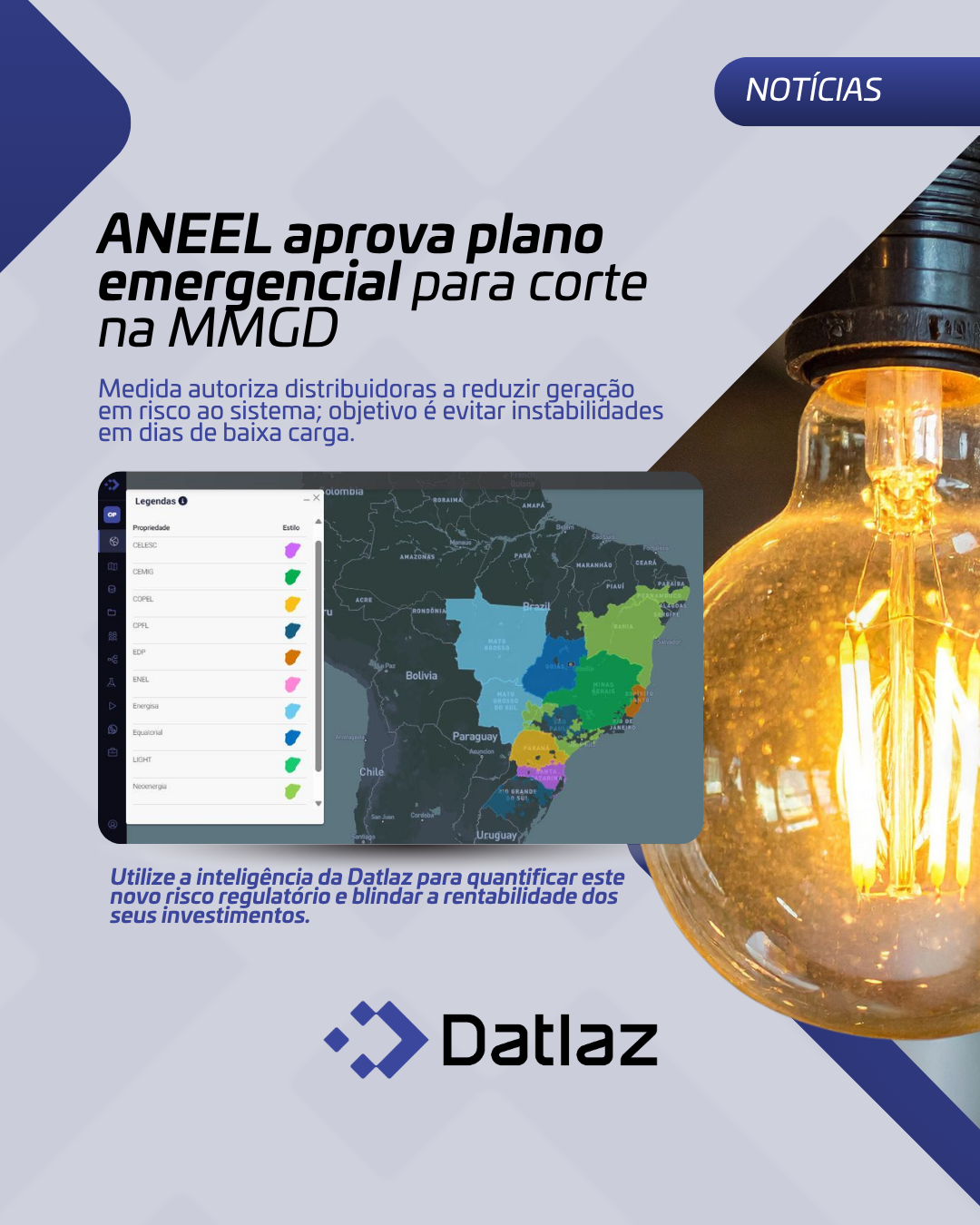 ANEEL aprova plano emergencial para corte na MMGD